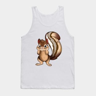 Cartoon Eastern Chipmunk Tank Top